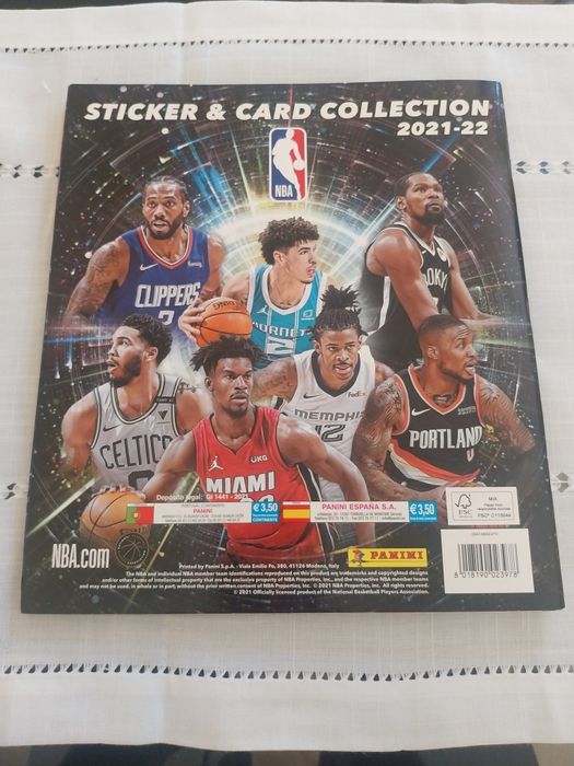 Caderneta Completa Nba 2021-22