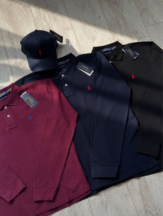 Polo Ralph Lauren поло з довгим рукавом, бавовна M, L, XL