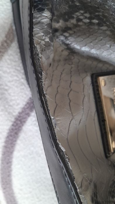 Torba duża na ramię miejska Monnari (zaczyna się sypać ekoskóra)