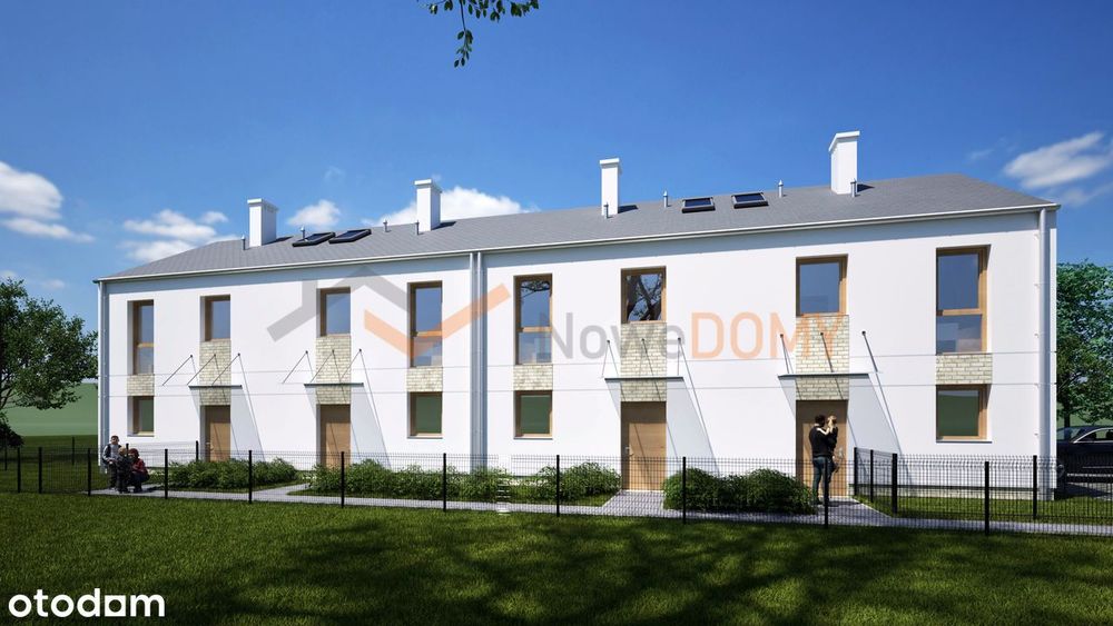 Komfortowe Segmenty Skrajne 81,73 m2 z ogrodami 0% prow.