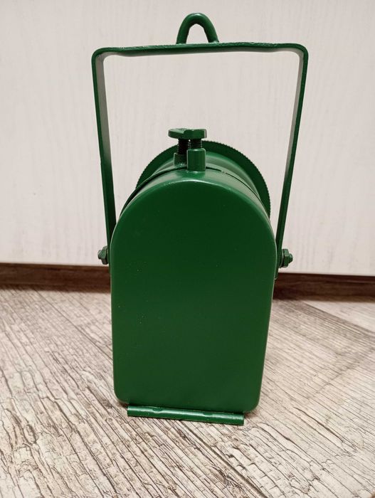 Zabytkowa lampa górnicza, kolejowa