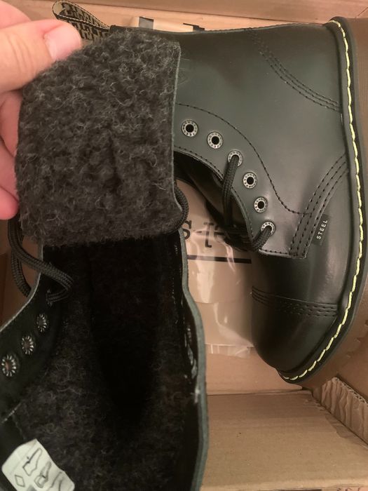 Дропшипінг черевиків Dropship ЗИМА Grinders STEEL 113 OCW вовна шкіра