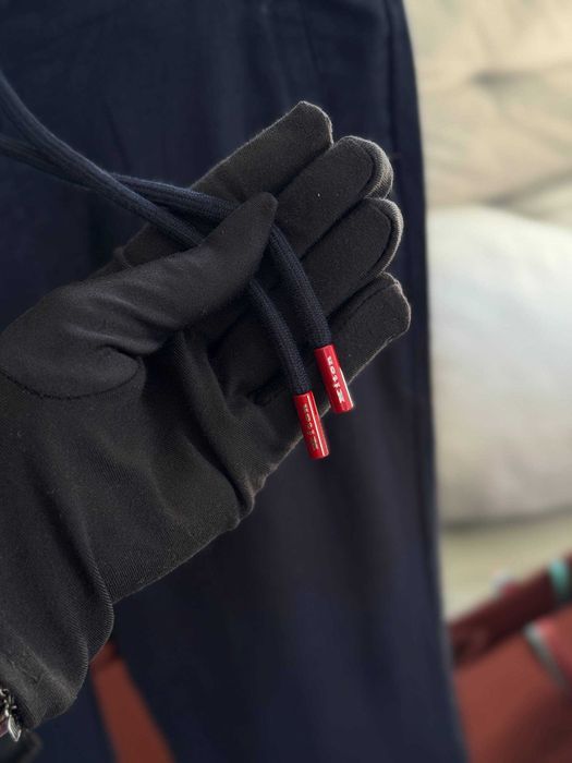 Мужские льняные брюки Kiton классические синие штаны Китон натуральный лен d096