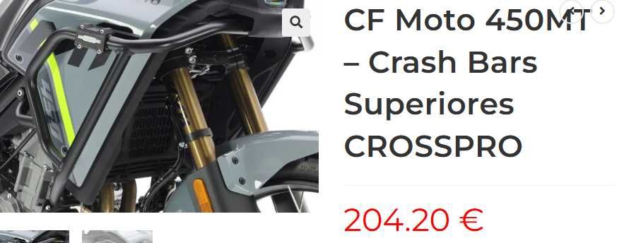 CFMOTO 450 MT com extras