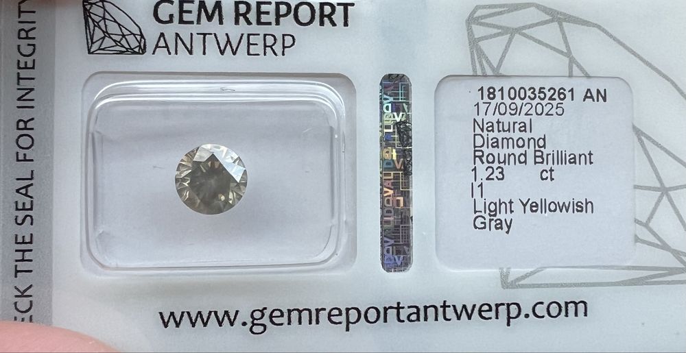 Diamante natural certificado