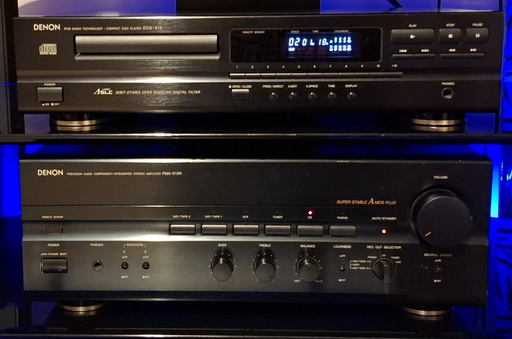 Audio zestaw: wzmacniacz & odtwarzacz CD DENON