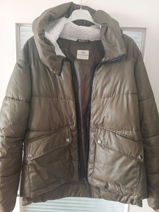 Kurtka zielona/khaki, rozmiar xl, sinsay,przejściowa/zimowa