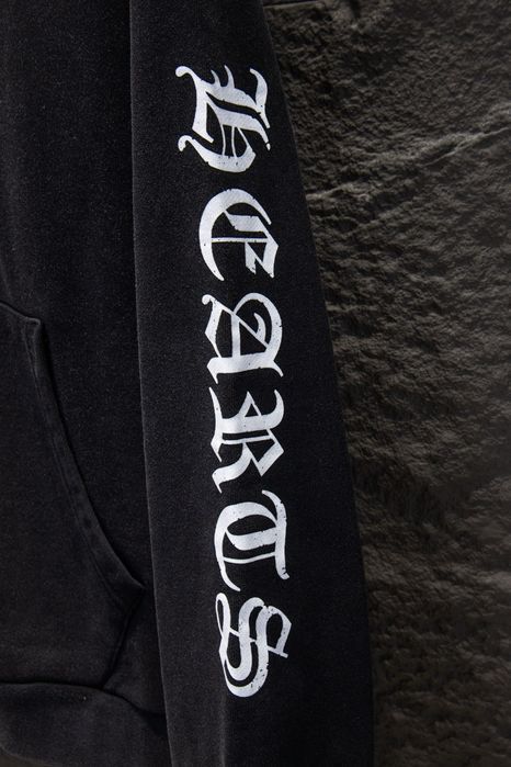 CHROME HEARTS худи мужское унисекс черное оверсайз