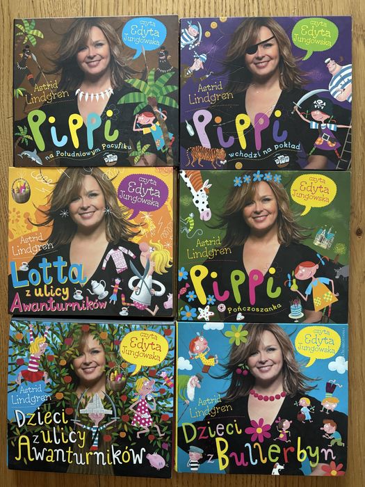 Audiobooki seria Pippi – Edyta Jungowska + piosenki i bajki CD