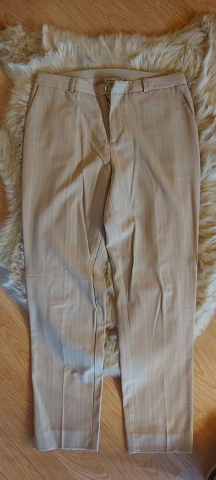Spodnie chinosy eleganckie 7/8 kant do kostek stradivarius S m