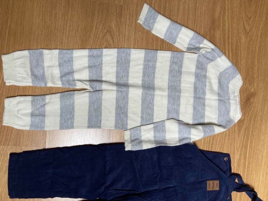Roupa nova com etiqueta (jardineiras/pijama/macacão 1 ano