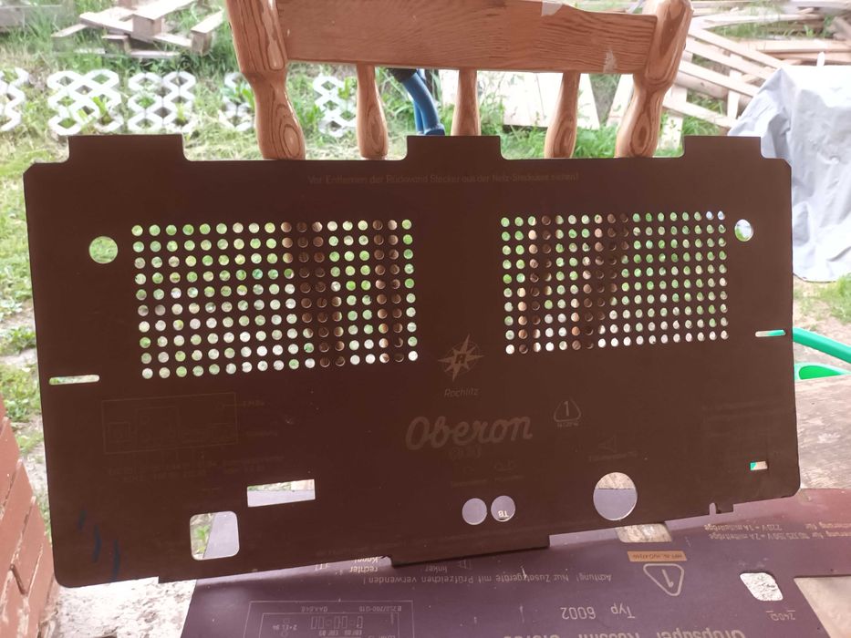 Radia lampowe tylnie scianki