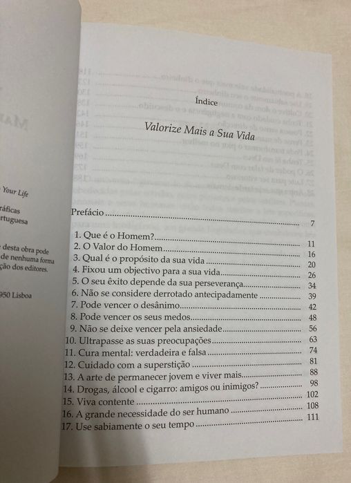 Valorize mais a sua vida A. Balbach