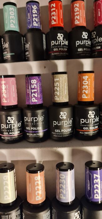 Verniz gel Purple novos, selados sem tpo