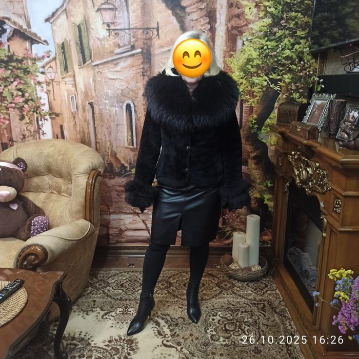 Полушубок для девочки школьницы