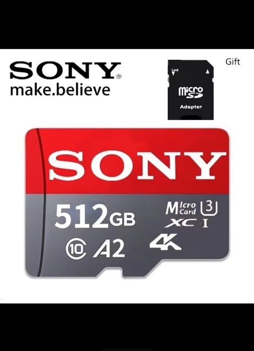 карта памяти 512 Гб от Sony
