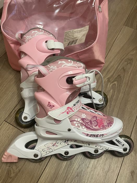Роликові ковзани Action Pinky