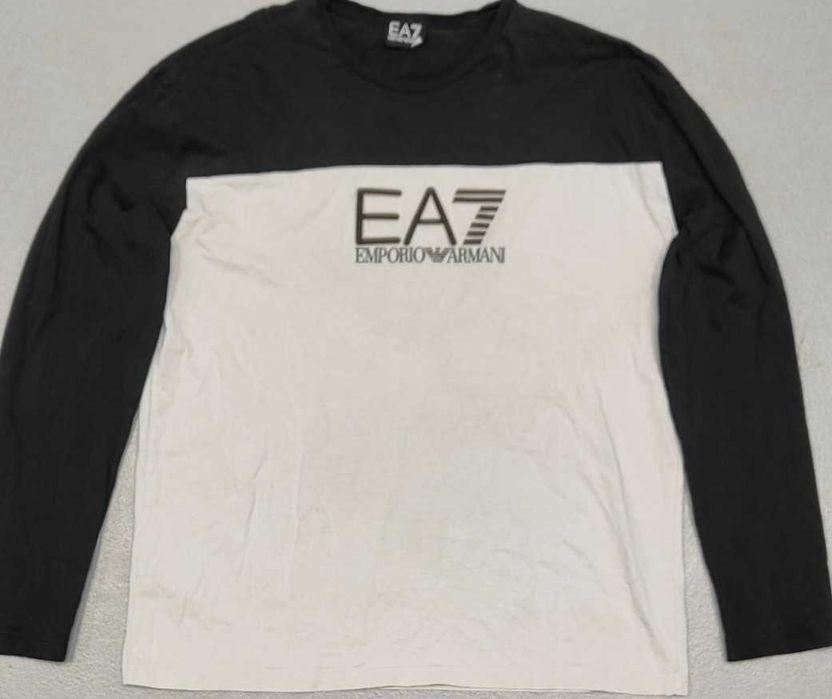 Wr) Emporio Armani oryginalna koszulka długi rękaw Roz.L