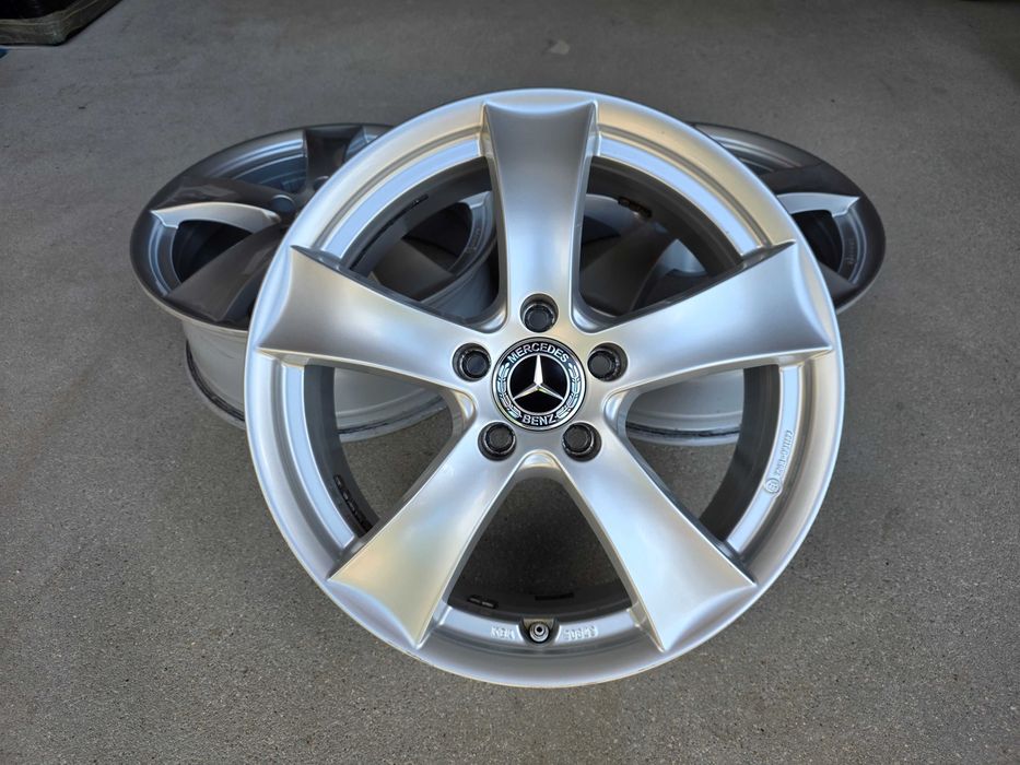 [1534] Felgi aluminiowe 17 cali MERCEDES 5x112 et44 6,5Jx17H2 CZUJNIKI GRATIS