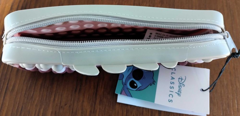 Bolsa Escolar Pop-it Stitch Silicone DIsney Lefties