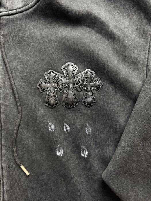 Zip-hoodie Chrome Hearts / opium /y2K