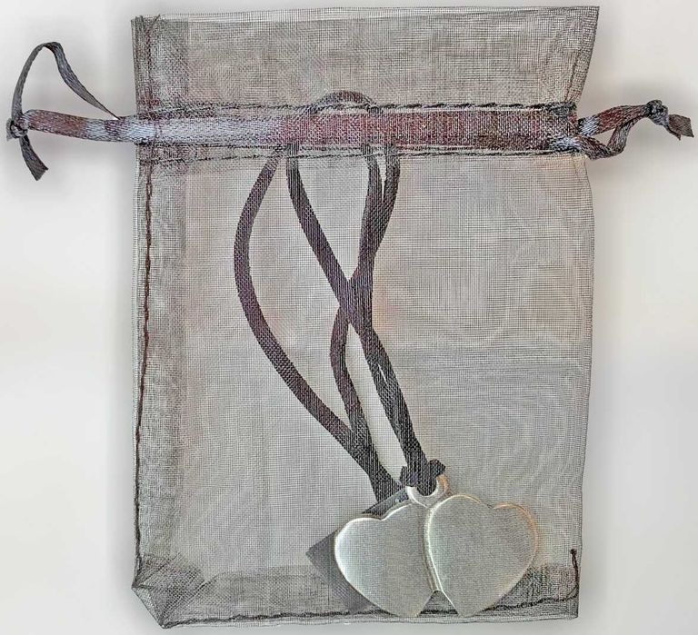 Fio em Couro com Corações, Novo/Exclusivo/Único