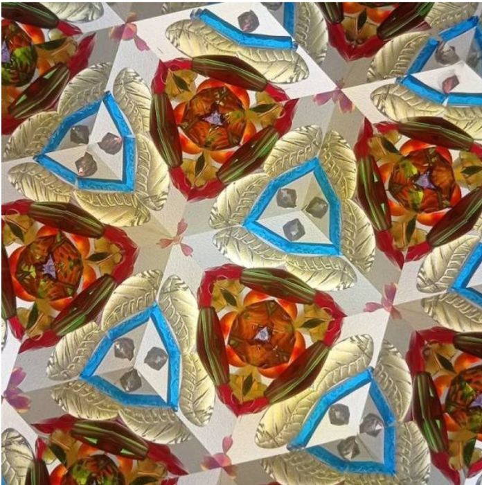 Стеклянный калейдоскоп ручной работы для взрослых и детей