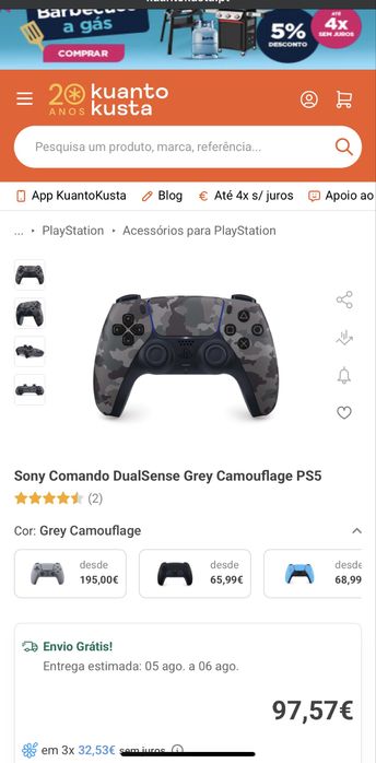 Comando ps5 camuflado