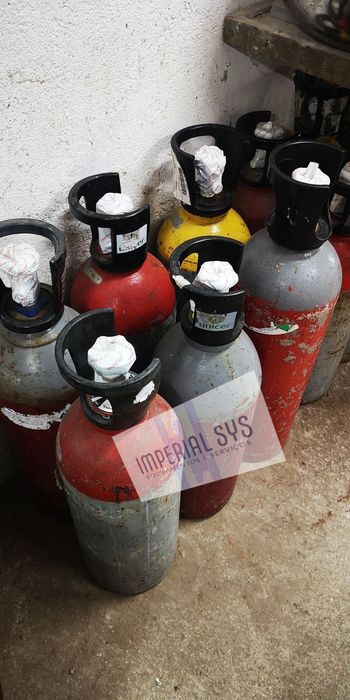 10KG Botija tubo garrafa CO2 técnico soldar MAG MIG TIG