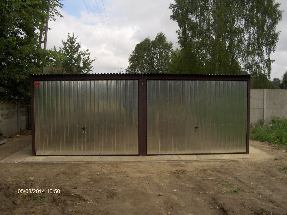Garaz 3 m x 6 m blacha ocynkowana - Altro