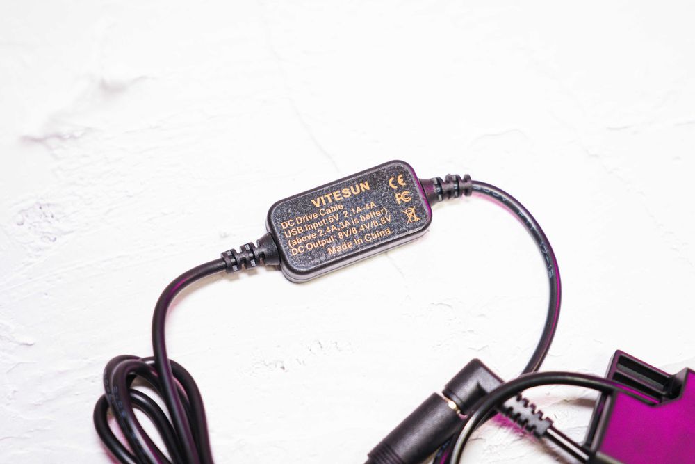 Муфта EN-EL14 + адаптер питания от USB