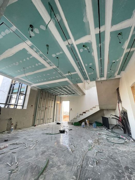 Гіпсокартон під ключ від 100м². Перегородки з гіпсокартону. Перегородки из гипсокартона.Монтаж ГКЛ,обшивка, шумоізоляція. Обшивка стен, звукоизоляция