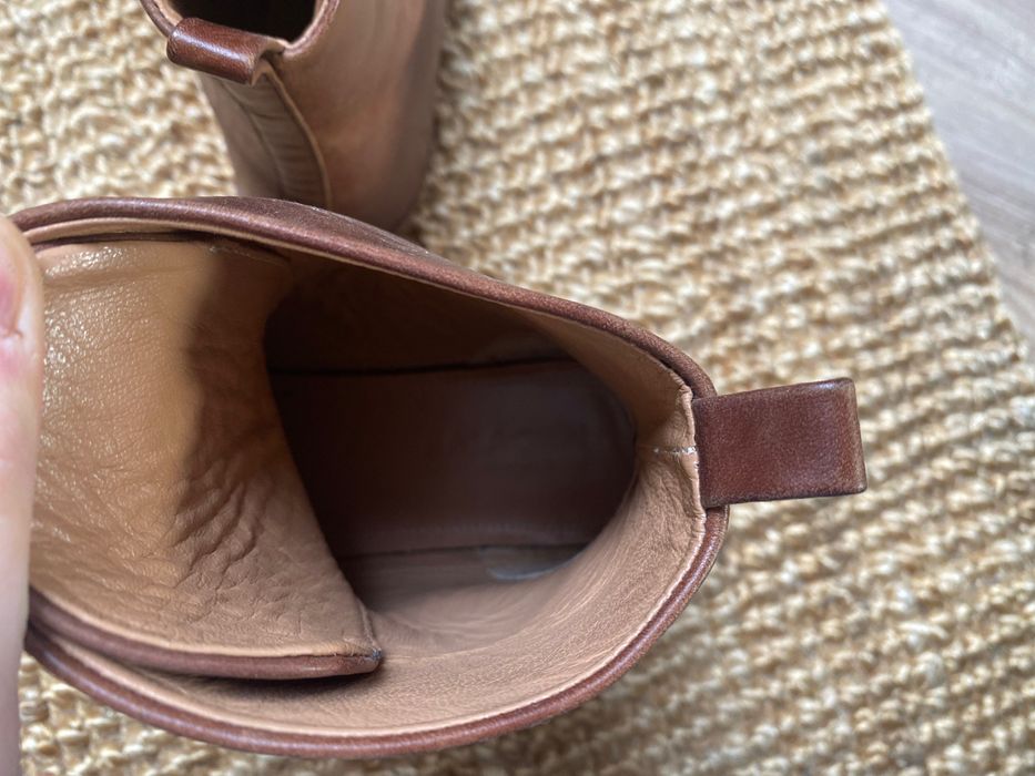 Botki skórzane Bałagan Studio Rocky 41 brąz