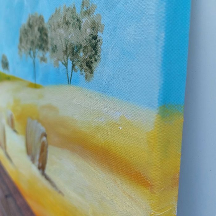 Quadro "Alentejo", óleo sobre tela.