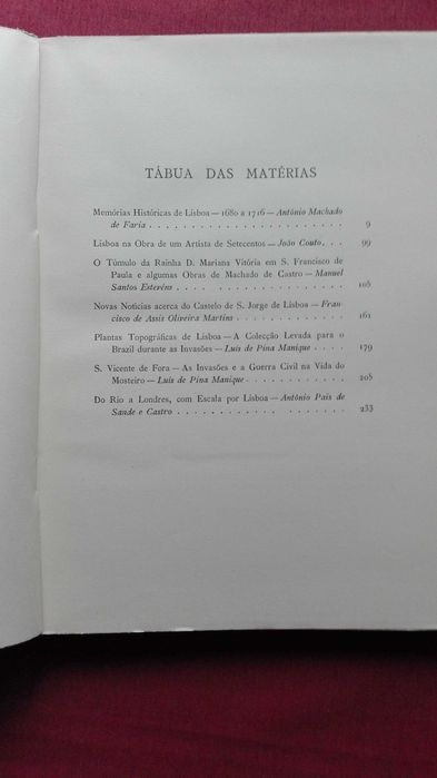Lisboa e Seu Termo:Estudos e Documentos-I/II-1947/48
