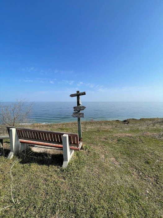 Вид моря! Участок у моря 1 линия, свой спуск на пляж с линии.
