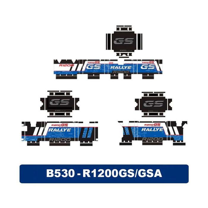 Autocolantes Proteção Malas Alumínio BMW R1200GS R1250GS Adv - PVC
