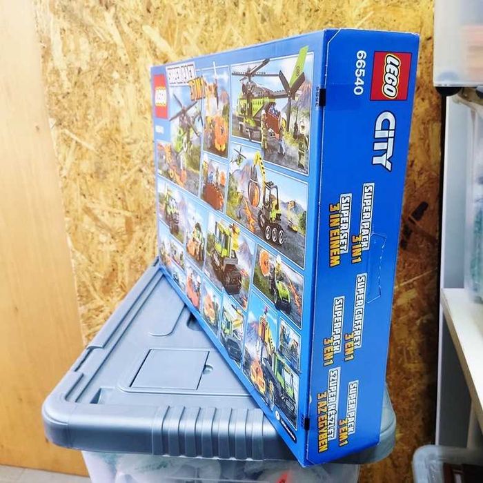 Lego City 66540 Super Pack 3 em 1 sets 60121, 60122 e 60123