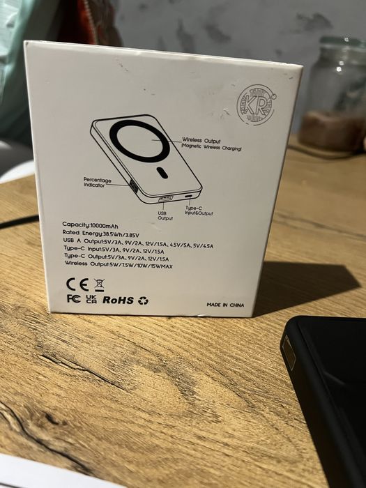 Kruntech Power Bank Magnetic 10.000 mAh