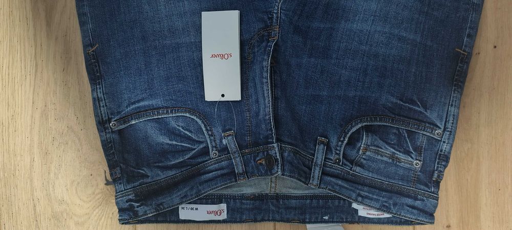 męskie nowe spodnie S.Oliver W30L34