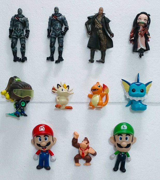Figuras - Ação - 2 - Dragon Ball - Marvel - DC. Comics - Nintendo - Star Wars