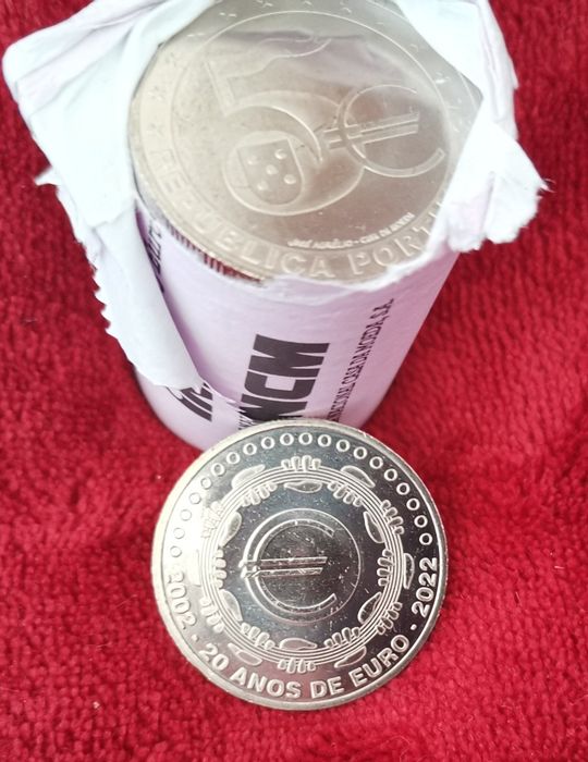 Moeda comemorativa "20 anos Euro"