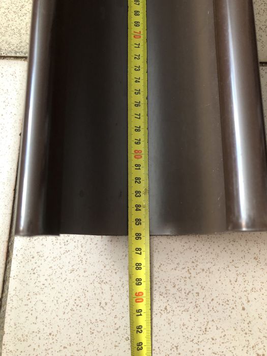 Ринва водостічна 125 мм / Bryza Cellfast / обрізки / водосточный желоб