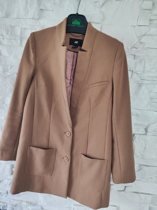 Marynarka damska s beżowa hm