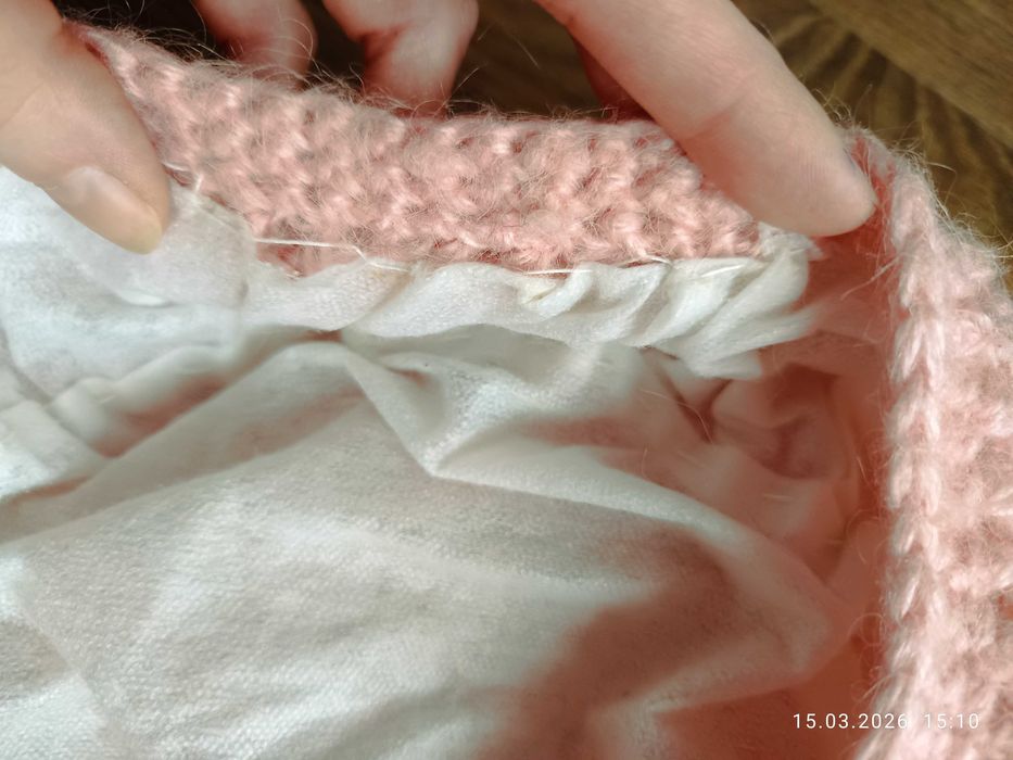 Beret ręcznie robiony wełna