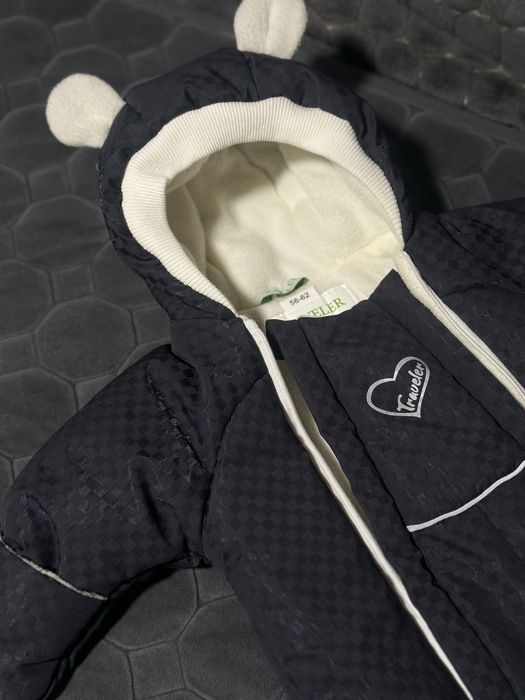 Дитячий зимовий комбінезон 56-62р