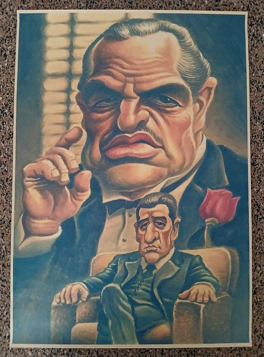 Poster - The Godfather (papel kraft, 30x42 cm)
