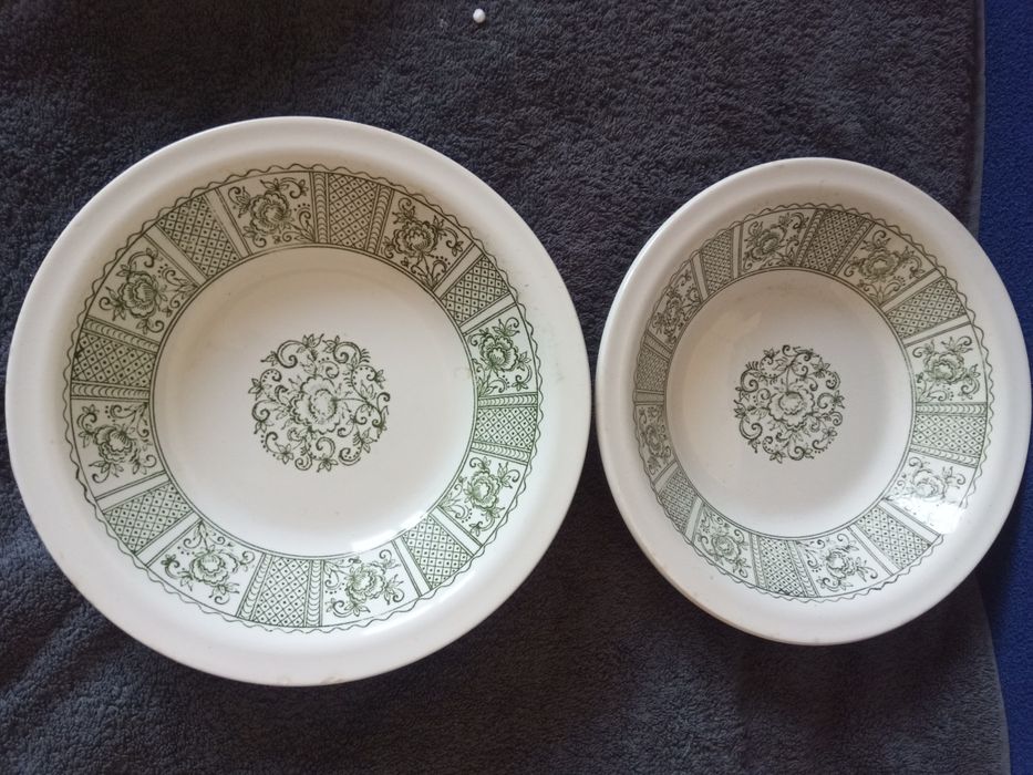 Тарілки часів СРСР,фаянс, Буди