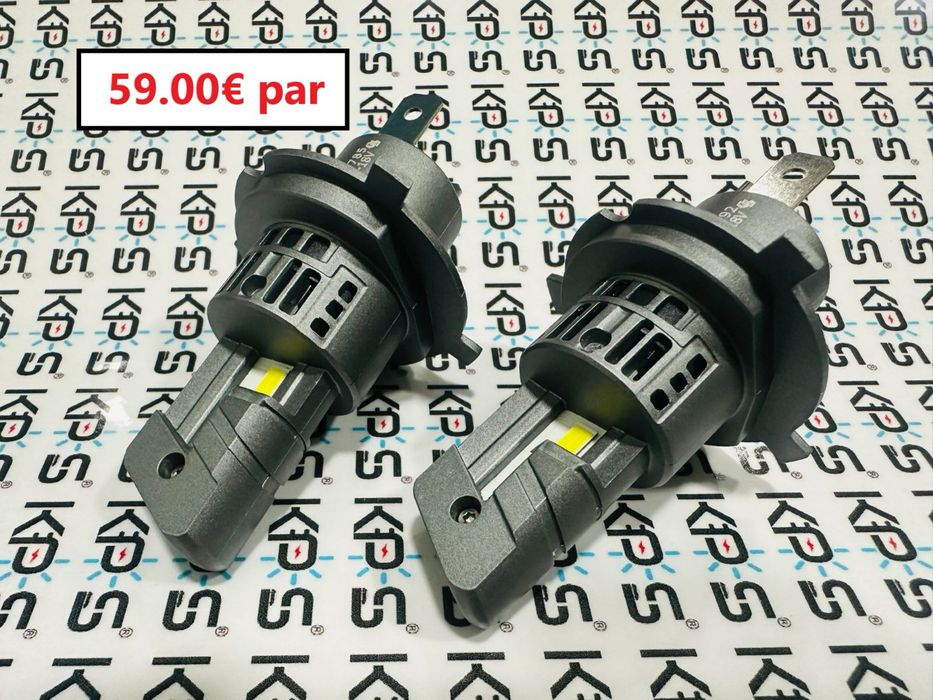 LED H7 e H4 6000Lm 200w ventilado