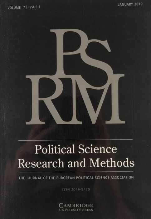 Political Science Research and Methods Volume 7 Issue 1 January 2019